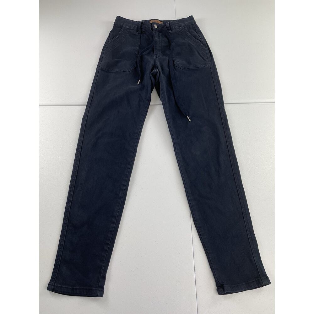 Judy Blue High Waist Garment Dyed Jogger Size 3/26 Denim Jeans Drawstring